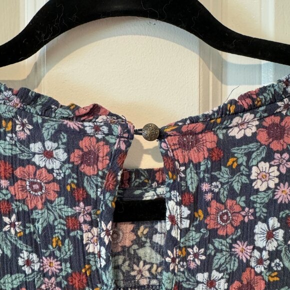 Knox Rose Long Sleeve Floral Baby Doll Dress -‎ Size Small - Picture 6 of 7